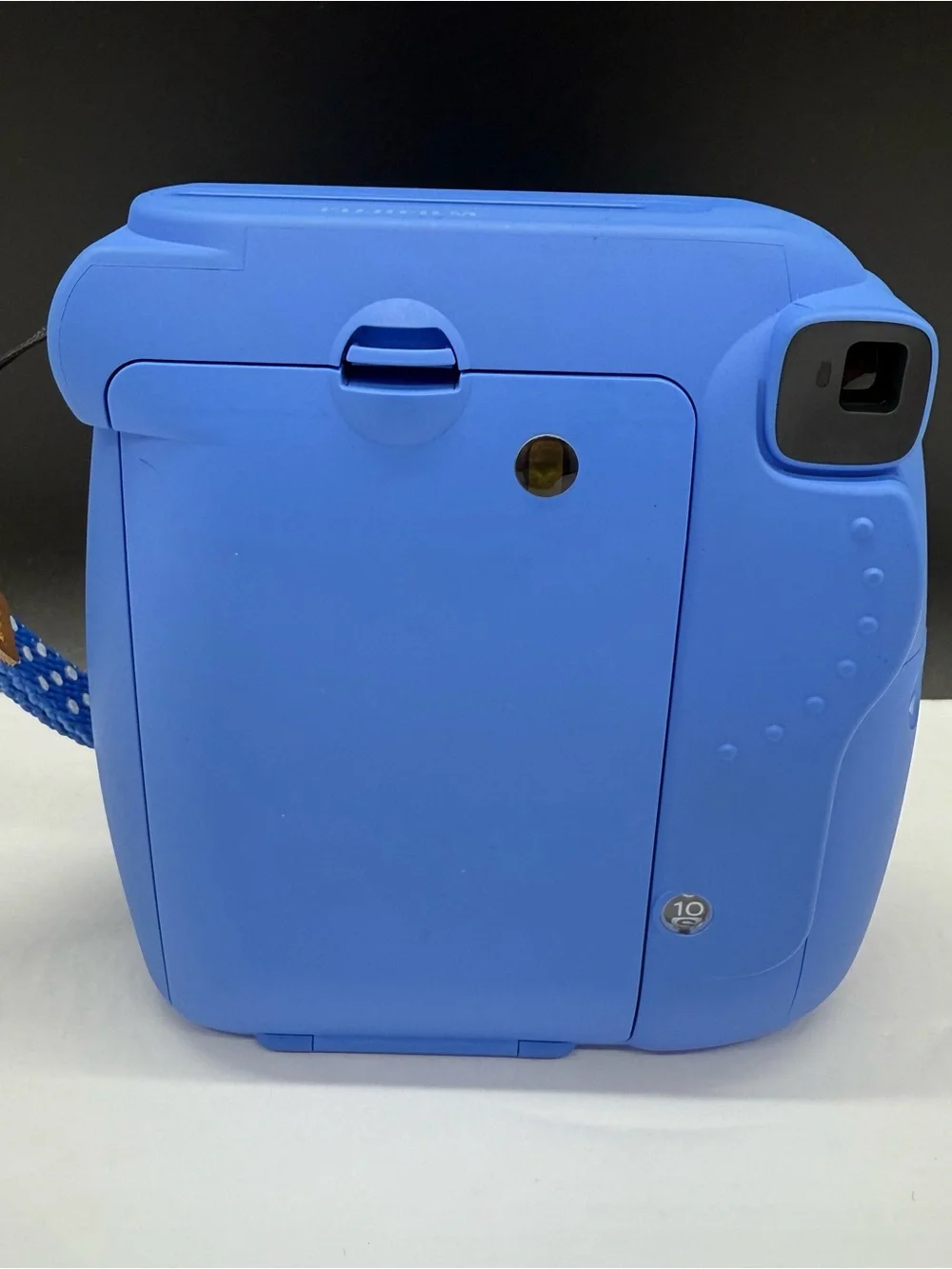 Fujifilm Instax Mini 9 Instant Camera - Cobalt Blue with Wrist Strap Like New